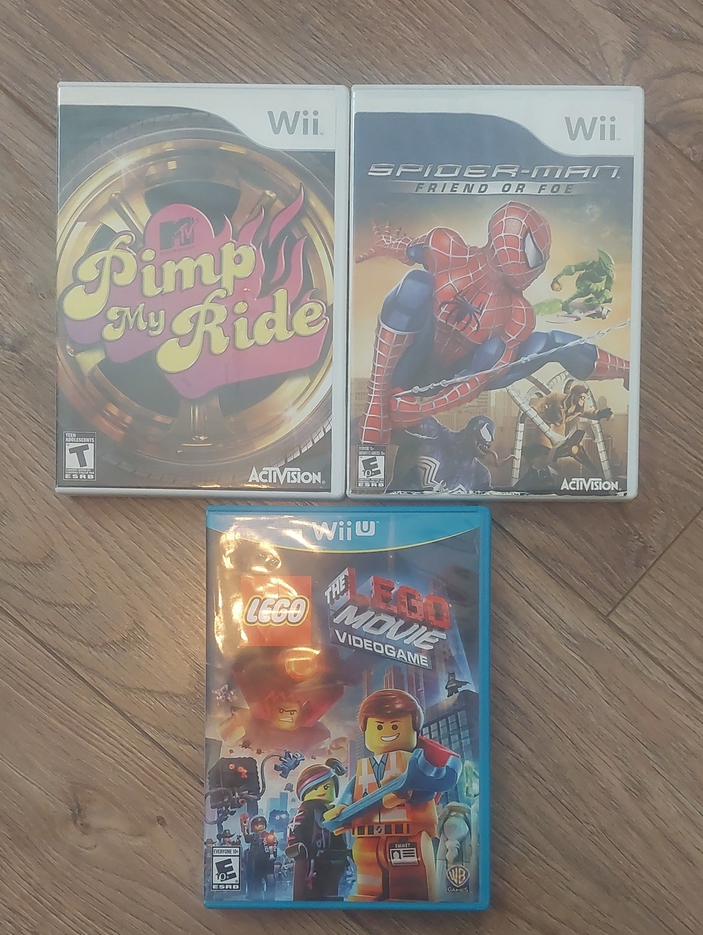 Nintendo Wii Spider-Man: Lego, Pimp My Ride Mtv Lot